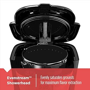 BlackDecker Thermal Coffee Maker 12 Cup Programmable Digital Controls Black And Silver CM2036SC