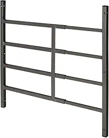 Prime-Line S 4762 Grade de janela fixa de 4 barras de aço carbono para segurança doméstica e segurança infantil, 48 cm a 69 cm, bronze (1 conjunto)