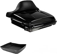 Vista 17 de TCMT Juego de Almohadillas de Respaldo Envolvente para Maletero de Motocicleta Modificado Compatible con Harley 2014-2025 Touring CVO Road King Road