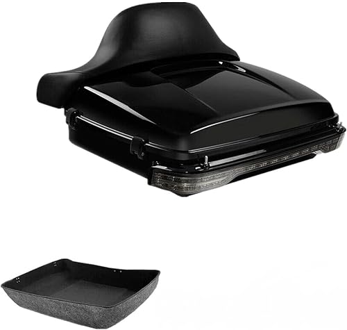 Miniatura 17 de TCMT Juego de Almohadillas de Respaldo Envolvente para Maletero de Motocicleta Modificado Compatible con Harley 2014-2025 Touring CVO Road King Road