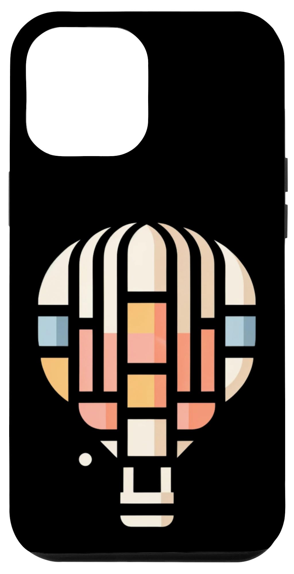 iPhone 12 Pro Max Modern Geometric Balloon Design for Enthusiasts Case