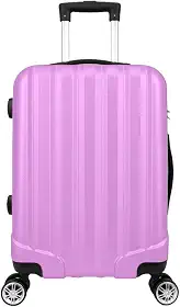 Mala de Bordo ABS 4 Rodas Adventure Fortt Rosa - MAB01-RA