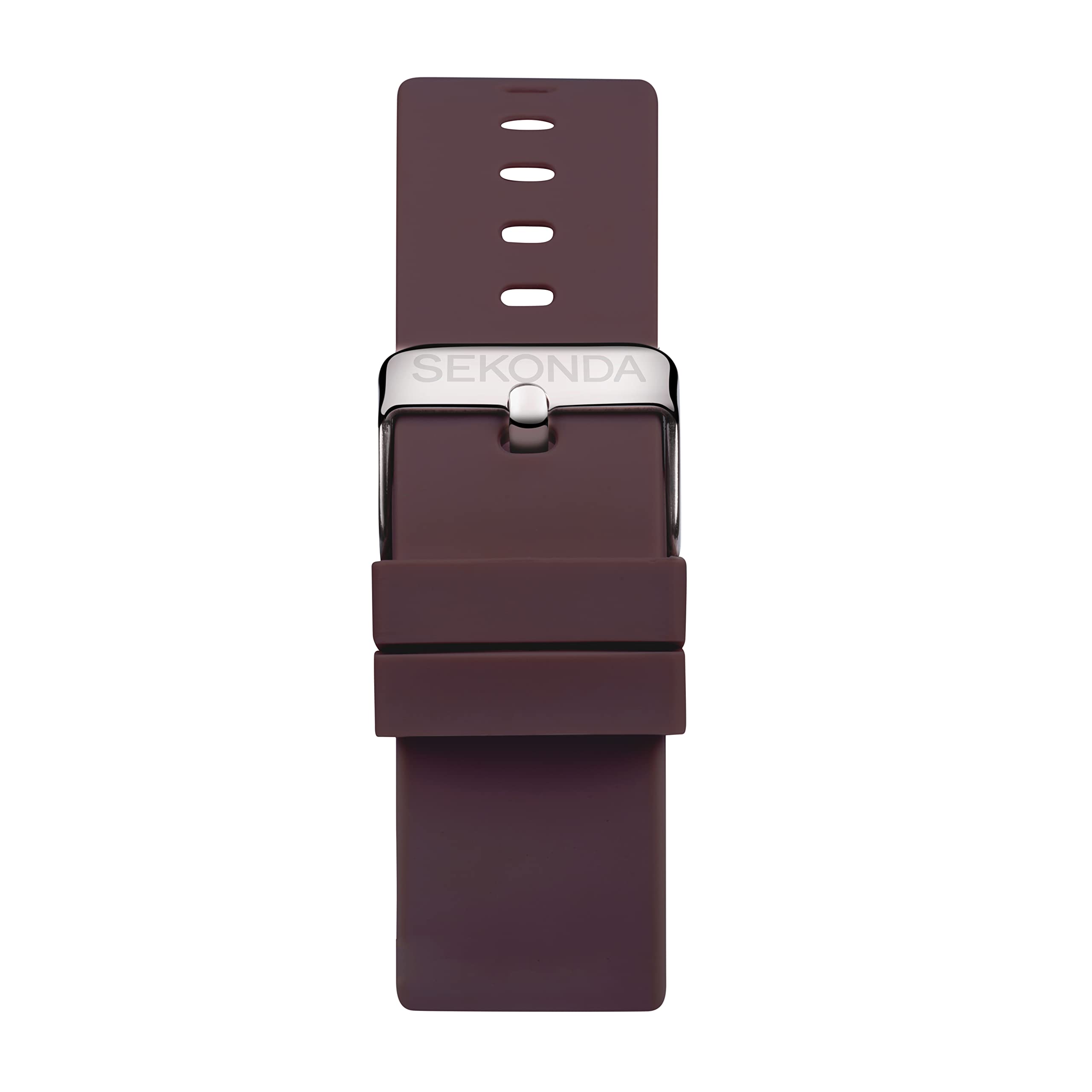 Sekonda Inteligentny zegarek Motion 36 mm z pulsometrem i monitorem snu, codzienna aktywność, sport, muzyka, funkcja pogody i wiadomości, z gumowym paskiem.