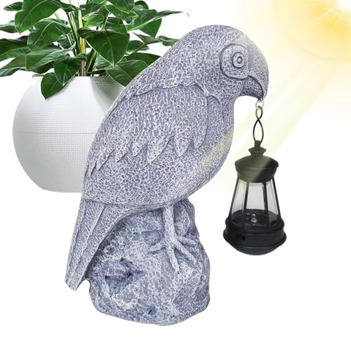 Lampe extérieure perroquet oiseau, cadeau de jardin idéal - 7