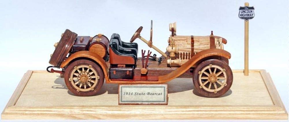 WoodworkersWorkshop Plans to Build a Stutz Bearcat Antique Automobile Wooden Model