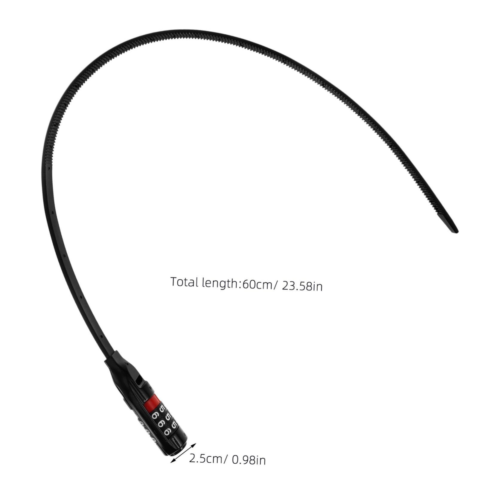 Balacoo Combination Bike Lock Zip Tie 3- Code for Locking Universal Bike Security