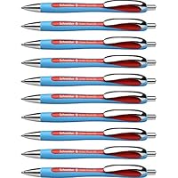 Schneider Slider Rave XB balpen (lijndikte: XB, onuitwisbare vulling, made in Germany) 5 stuks, schrijfkleur: 2x blauw, zwart, rood, groen Schneider Slider Rave XB balpen (lijndikte: XB, onuitwisbare vulling, made in Germany) 5 stuks, schrijfkleur: 2x blauw, zwart, rood, groen