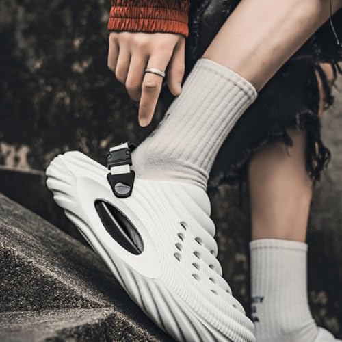 Breathable Slip-On Sandals for Men, Mens Non-Slip Waterproof Thick-Soled Beach Shoes, Summer Casual on Shoes Quick-Dry Slippers2