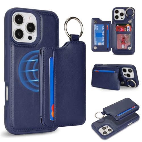 yHamanyz Ή iphone 16 pro max P[X MagsafeΉ ӂ16P[Xv}bNX CX[d 2in1 wʃJ[h[ X^h@\ X}zP[X phone16 pro max OR }Olbg