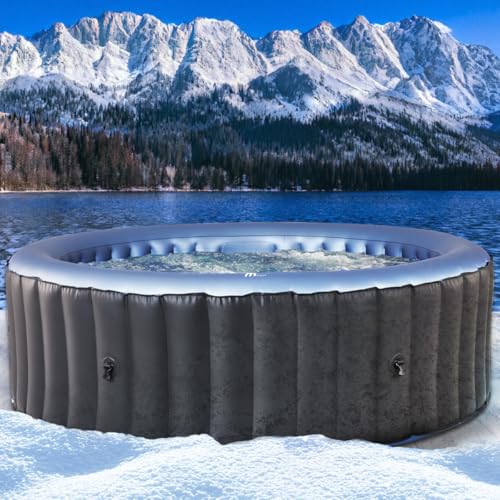 BRAST Whirlpool aufblasbar MSpa Bergen für 4-8 Personen | viele Größen Ø180-224cm | In- Outdoor...