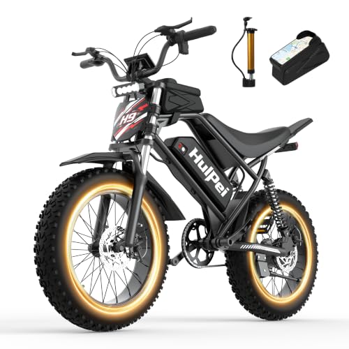H9 Electric Bike for Adults, 1500W Peak Motor E-Bike,20" Fat Tire