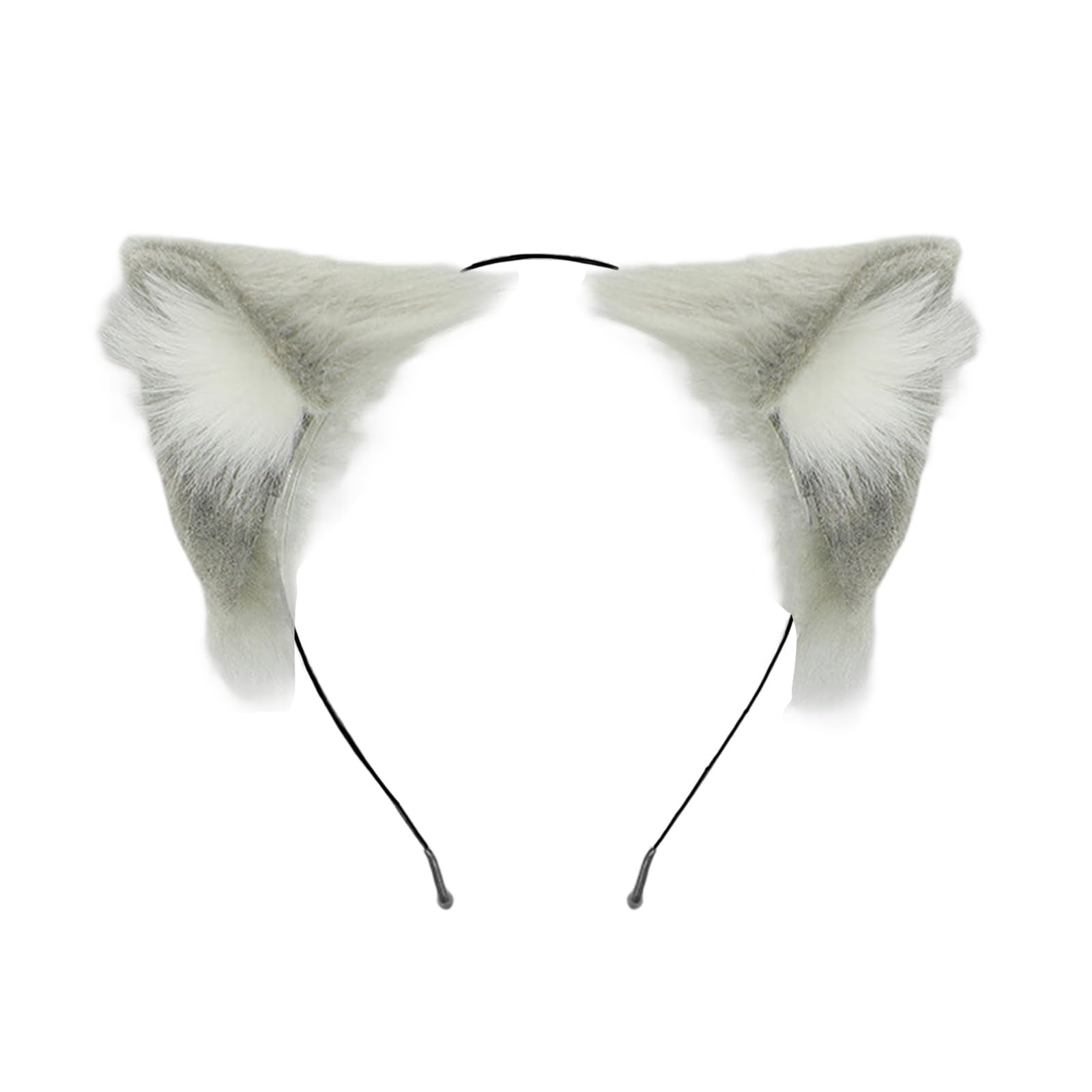 Fentency Realistic Faux Furs Cats Ears Headbands With Bendable Design For Roleplay Costume Parties Halloween Theme Event Dressing
