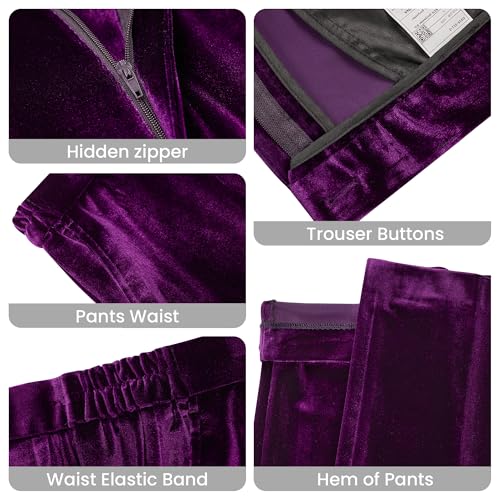 Purple Velvet Suit: Your Statement Piece for Every Occasion - Image 3