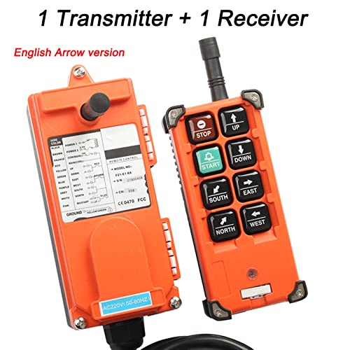 Télécommande de grue F21-E1B commande sans fil pour grue industrielle UHF 868Mhz AC 220V