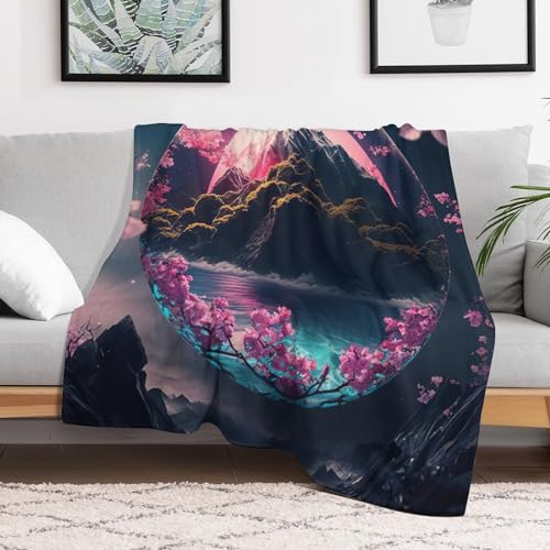 Couverture en flanelle chaude pour lutter contre le froid nocturne avec style