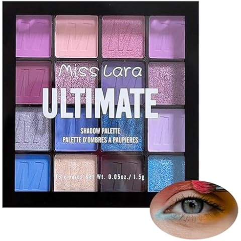 Xumann 16-Colour Purple Blue Eyeshadow Palette Cover