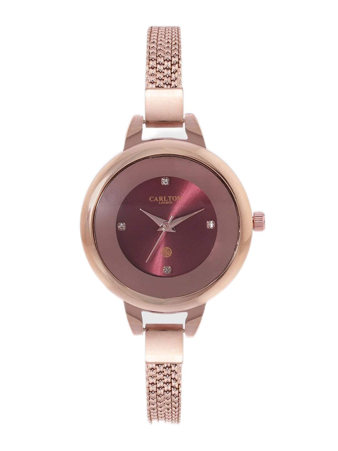 Carlton london Analog Brown Dial Womens Watch-CL022RMAR (B08L1Z3PSM) Amazon Price History, Amazon Price Tracker