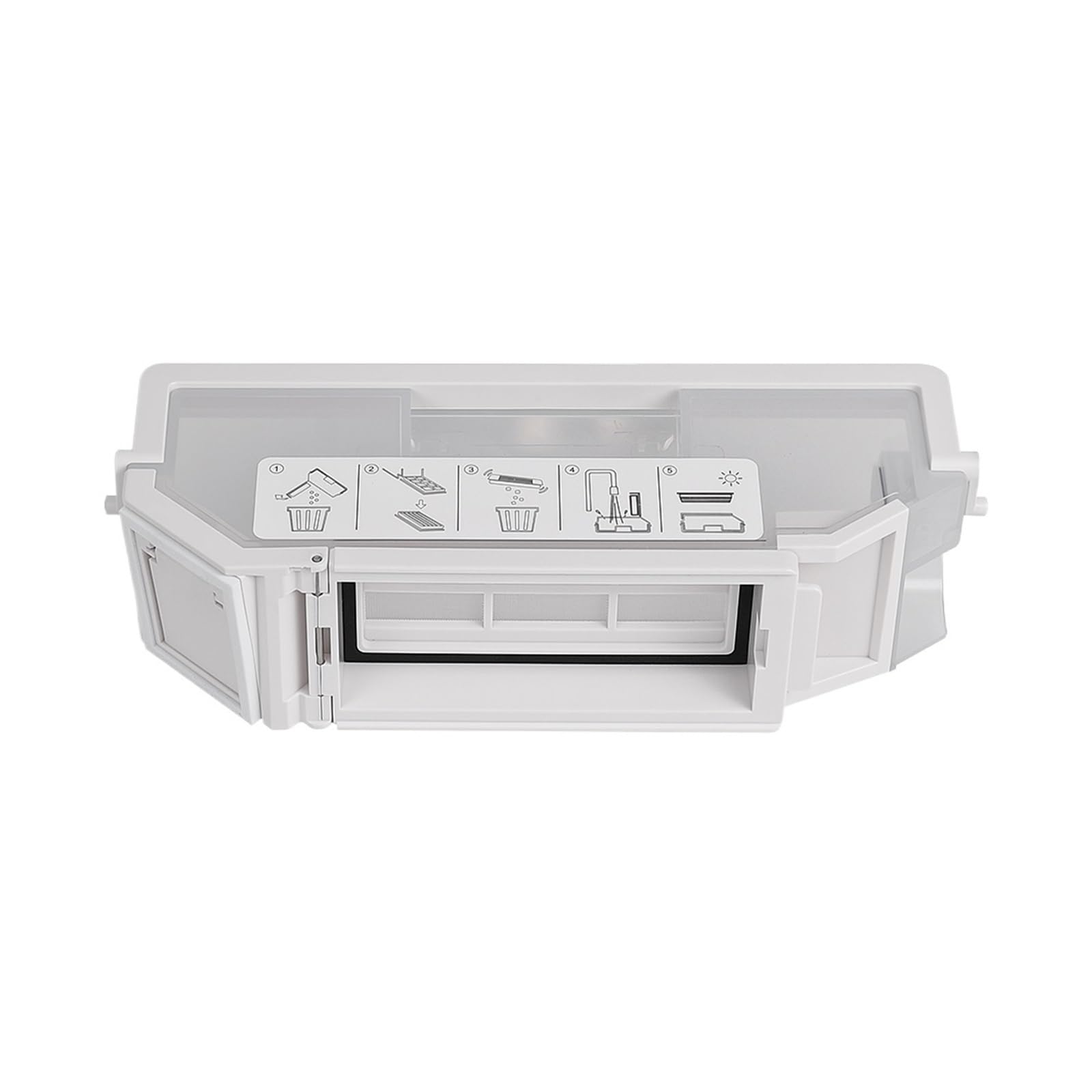 HIZON Dust Box，Compatible For Ecovacs，T30 Pro Omni T30 Pro T30 MAX T30 Omni Robot Vacuum Cleaner Accessories Parts