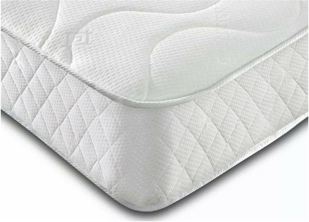 Purelux Cool Blue Memory Foam Mattress Sprung White Border (2FT6 small single)
