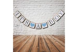 Adorable Baby Boy Decor and Banner