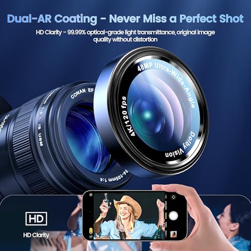 Image of CACOE Camera Protective Case for iPhone 17 Pro Max /17 Pro /16 Pro Max /16 Pro /15 Pro Max /15 Pro /14 Pro Max /14 Pro, [Scratch-Resistant] [Drop-Proof] [Strong Adhesive] (Black)
