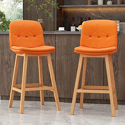 Tabourets de bar design bois massif style moderne et épuré