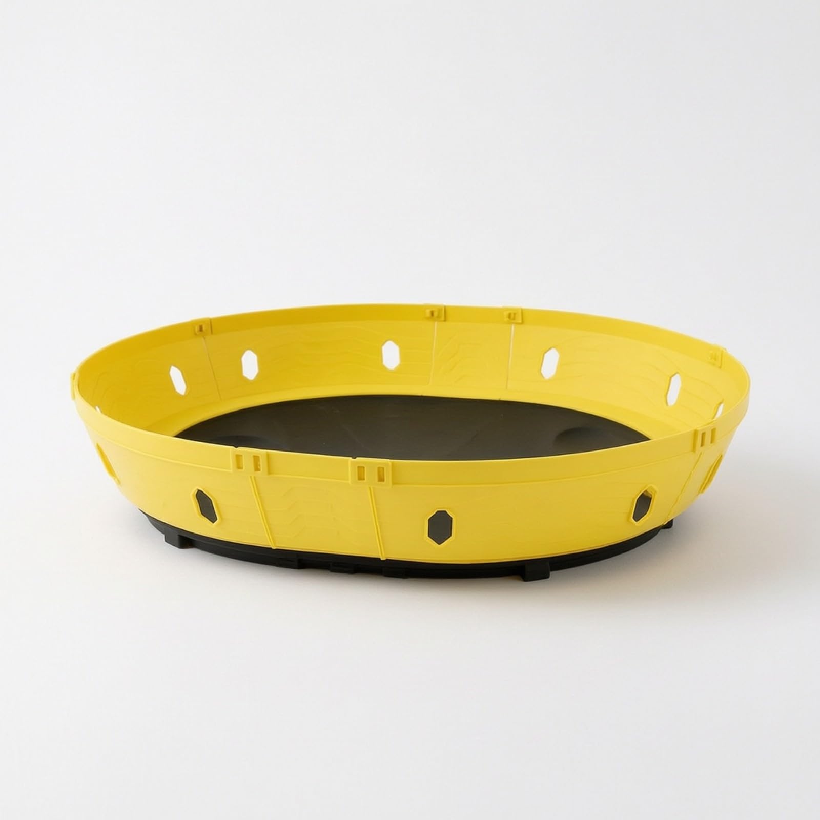 Gralara Texturizada Battaglia Ovale in Plastica Compatto Compatibile per Bambini, Battaglie Competitive di Trottole, Verde