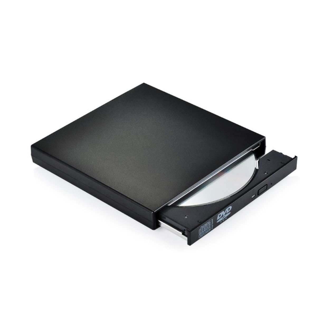 External USB Cd Rw Drive Portable Optical Burner for Laptop Slim Design Compatible Cd DVD Vcd No Additional Power Required