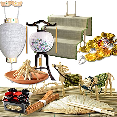 衣装盆　5セット Amazon｜初めてのお盆～毎年使える【豪華：新盆セット＋掛けゴザ付盆棚