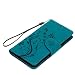 bq Aquaris M5 Funda Libro de Cuero Impresión Con Tapa y Cartera,Correa...