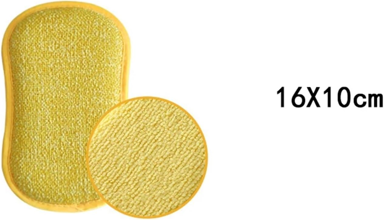10pcs Magic Sponge Double-Sided Dishwashing Pan Pot Dish Wash Rust Stain Kitchen Products Utensil and Home