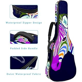 Housse de sac de guitare épaisse avec rembourrage en éponge imperméable pour guitare acoustique électrique basse… - Les Beatles, Paul McCartney, John Lennon, RIngo Starr, George Harrison Housse de sac de guitare épaisse avec rembourrage en éponge imperméable pour guitare acoustique électrique basse… – Image 4