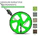 Zozen Distance Measuring Wheel in Feet, Walking Measure Wheel, Rolling Measurement Up To 10,000Ft, Double Collapsible/One Key to Reset/Kickstand to Keep Stand, and Carrying Backpack.