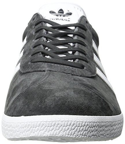 Image of adidas Originals Gazelle Foundation Dark Grey Heather Solid Grey /White /Gold Metallic 12