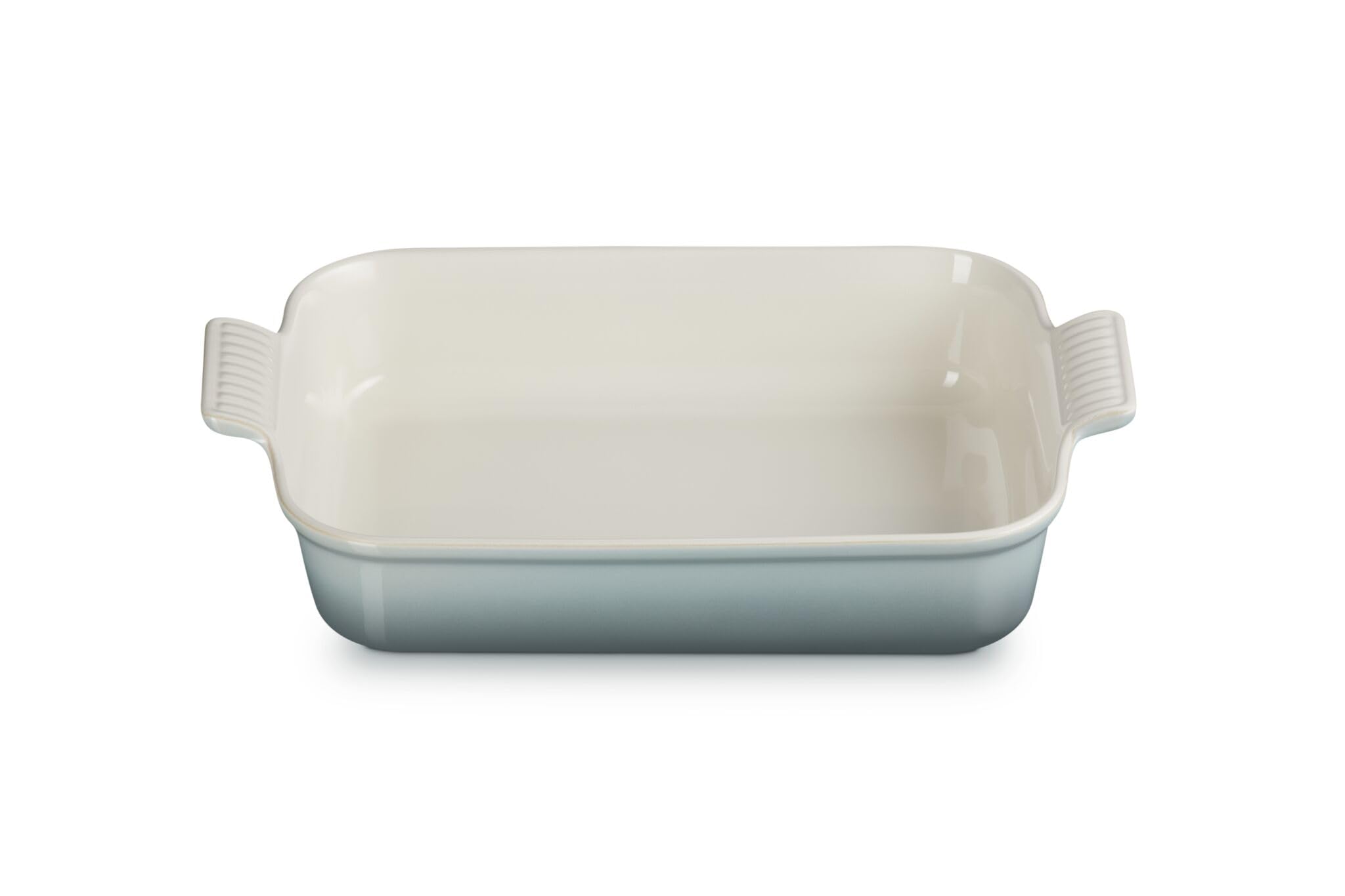 Le Creuset Rechteckige Auflaufform Tradition aus Steinzeug, 32 cm, 2.31 kg, Sea Salt