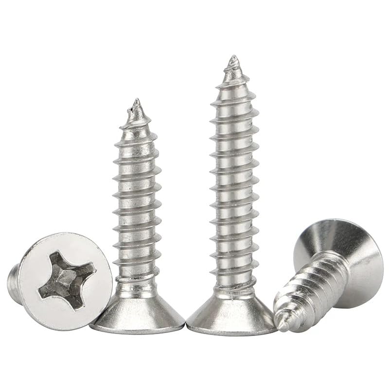 Tornillo autorroscante Phillips M3 x 15 mm cabeza plana miniatura 5