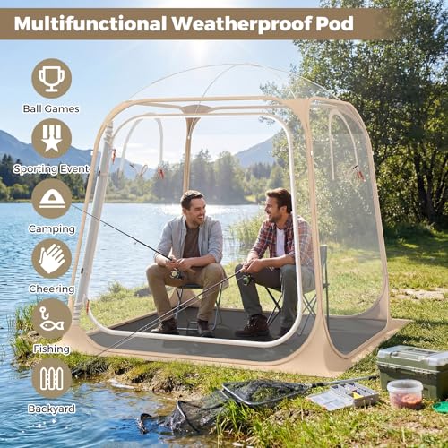 Carpa deportiva pop up para 2-4 personas 7x7 ft KOTEK miniatura 6