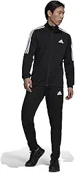 Agasalho Adidas Sereno 3 Listras Masculino - Preto
