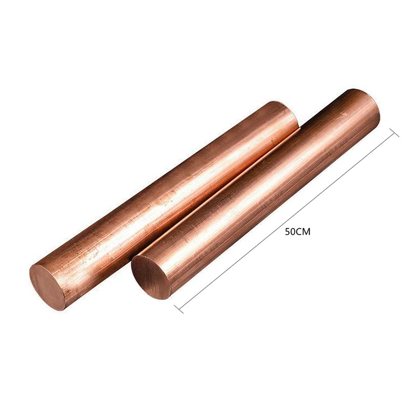 Barre In Rame T2 - 2 Pezzi, Lunghezza 50 Cm, Diametro 5 Mm, Per Lavorazione Metallica Ed Elettrica - Foto 5