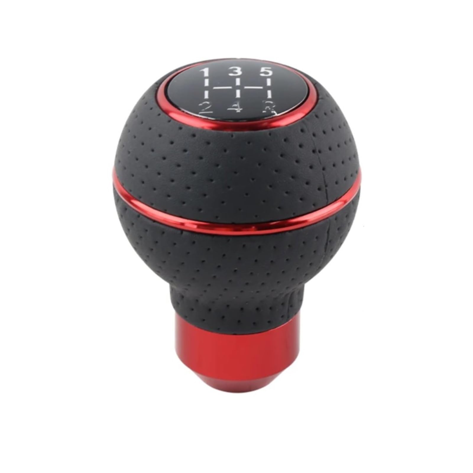Glblpexelr Red Upgrade Gear Stick Knob For 5 Speed Manual Ball Shift Knob