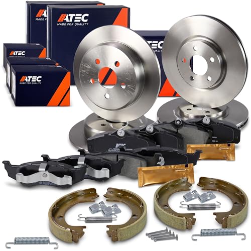 ATEC Germany Bremsenset inkl. Bremsscheiben Vorne Ø 280 mm Belüftet