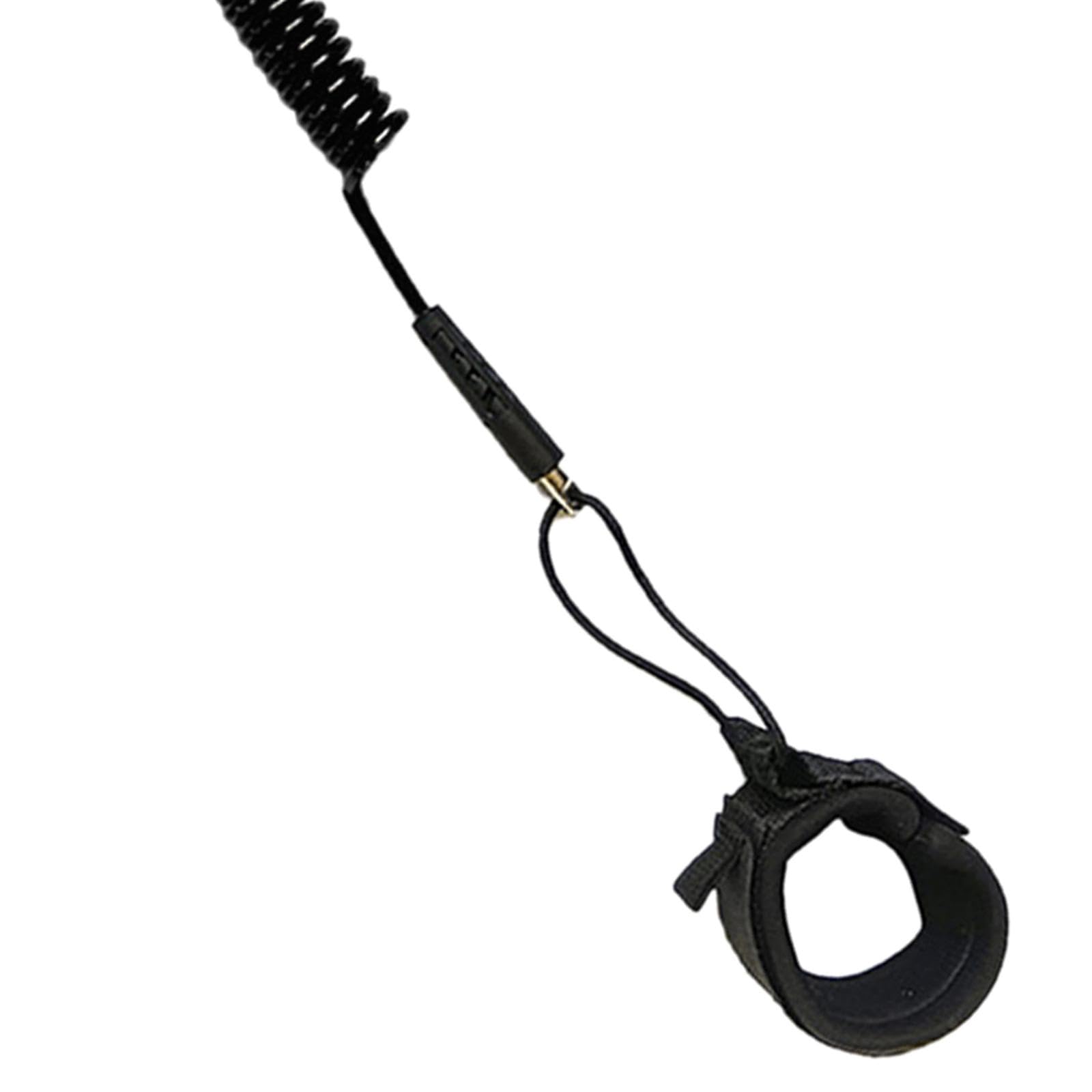 F Fityle Dragonne Leash Planche De Surf / Paddle 4,27 Pieds - Cordon Enroulé TPU Haute Résistance, Léger Et Élastique Pour Sports Nautiques