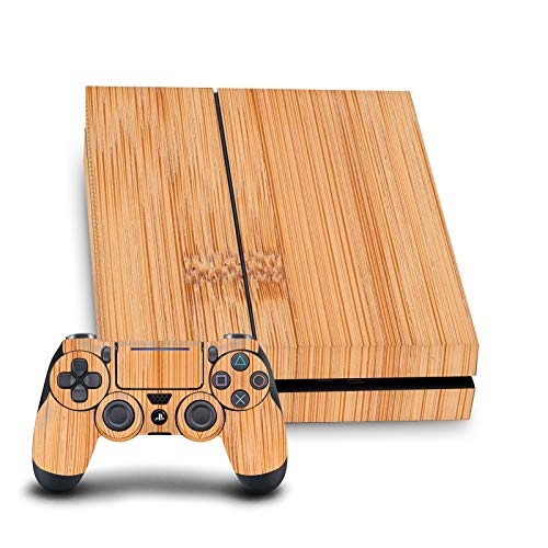 Skin PS4 autocollant vinyle bambou anti-rayures pour manette