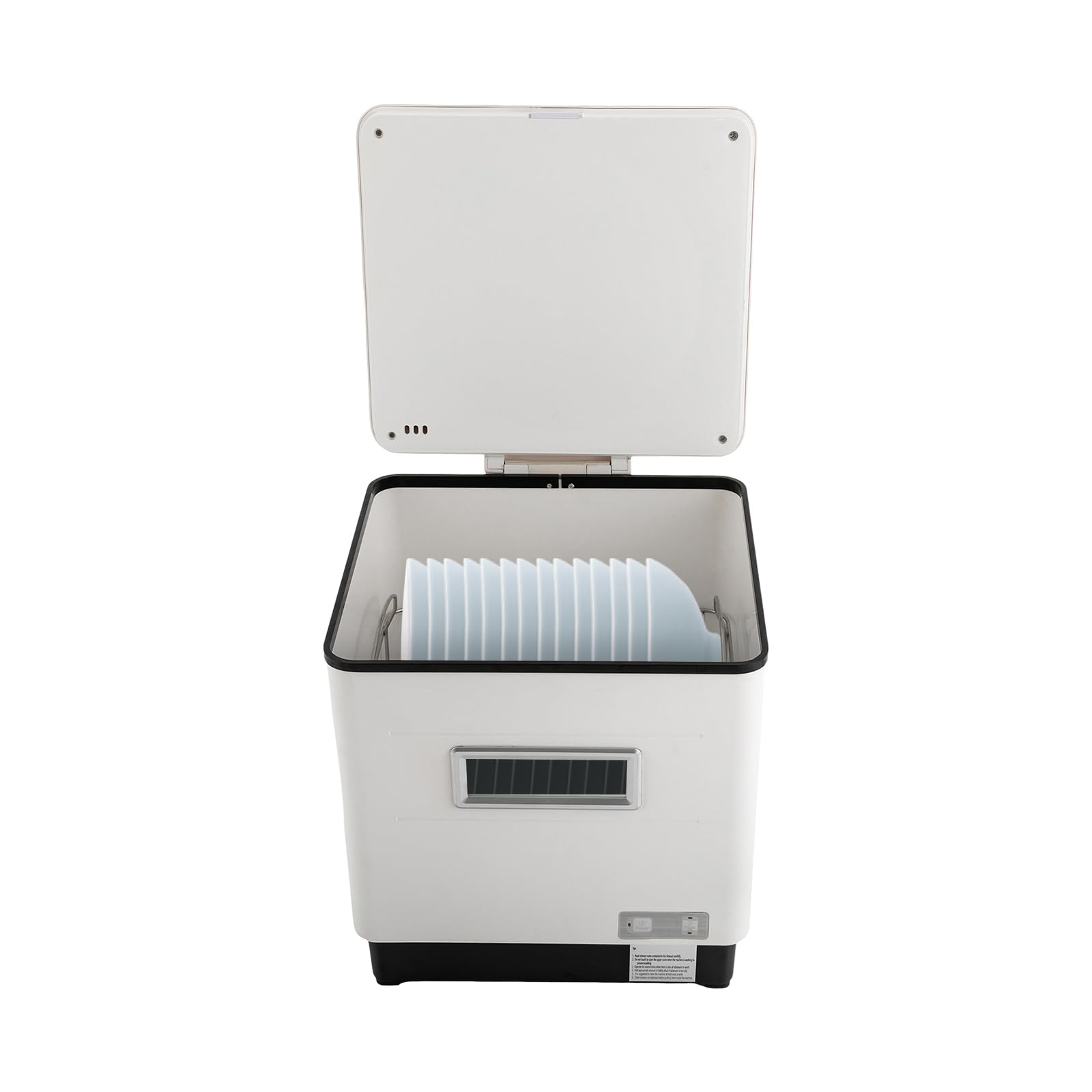 Mini lavastoviglie da tavolo 1500W con funzione di asciugatura, lavastoviglie per cucine piccole, appartamenti, 60L, piccola lavastoviglie per casa, ufficio, campeggio con allacciamento idrico