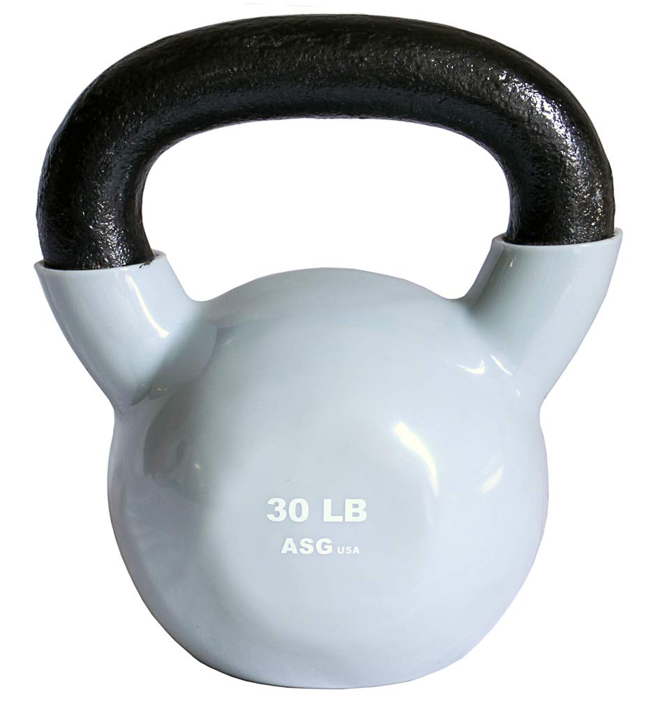 Ader Vinyl Kettlebells (20 Lb Purple)