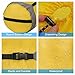 PATIKIL Compression Stuff Sack, 10L S Size Waterproof Sleeping Bag Storage Sack Portable Compression Bag for Backpacking Camping, Yellow