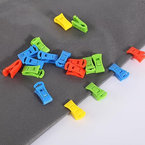 60 Stück Sockenklammern für Waschmaschine und Trockner mit Aufbewahrungsbox Sockenhalter Waschmaschine mit Haken Socken mit Sockenclip direkt in die Schublade ohne sie zu Falten Socken mit Sockenclip