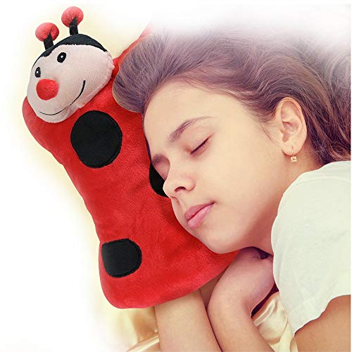 Image of Cloudz Kids Super Soft N' Cuddly On Hand Animal Airplane Travel Pillow Pal! Keep Children Comfy and Supported with a Buddy While Traveling or just Resting at Home - Dinosaur