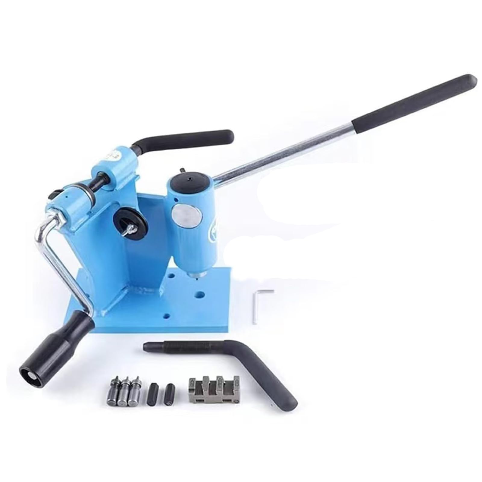 Motosierra Rompedor De Cadenas, 2 En 1 Motosierra Rompedor De Cadena Remache Remachador Divisor Desmontar Herramienta De Reparación, Banco Cadena Rompedor De Eslabones, Azul