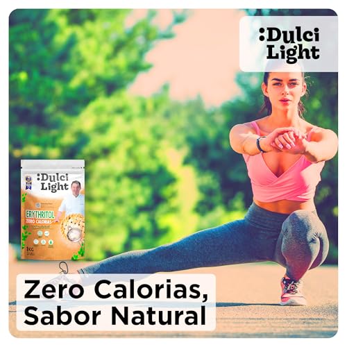 Miniatura 7 de Dulcilight Edulcorante Eritritol 2kg Zero Calorías Sustituto Del Azúcar Sabor Natural 70 Dulzor Del Azúcar No Gmo Keto Certificado Vegano Libre De Gluten Cuida Tus Dientes Sin Regusto Amargo